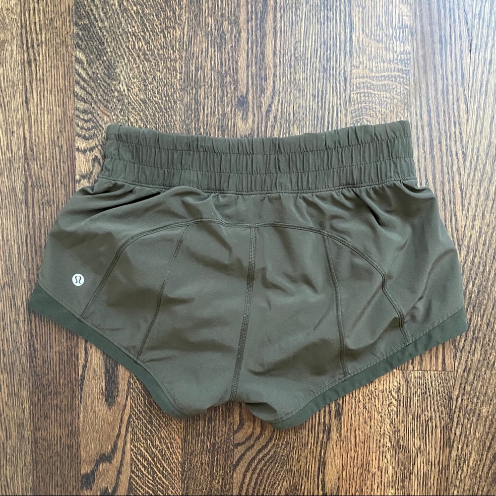Lululemon army green shorts
